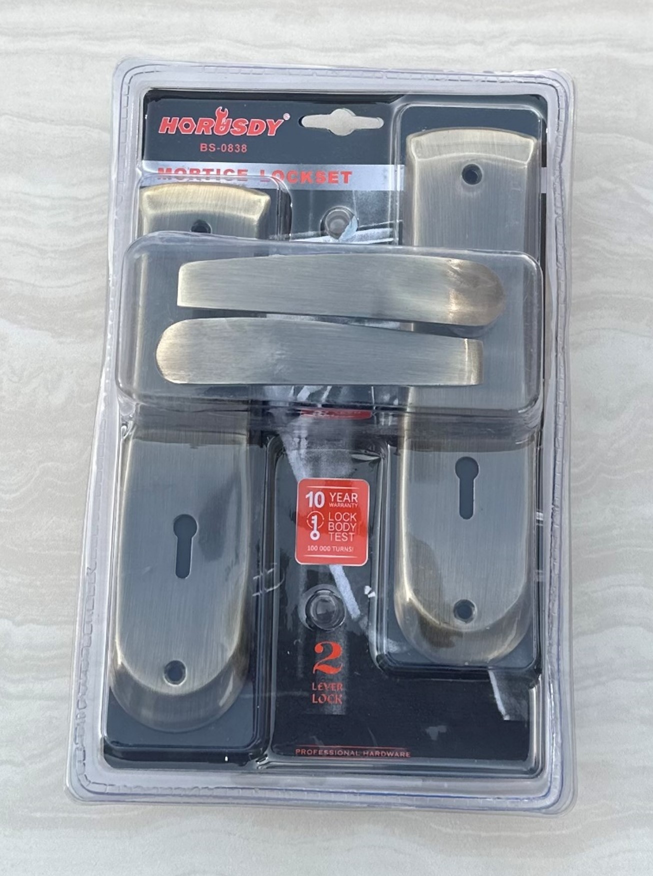 Door Lockset Met Grey